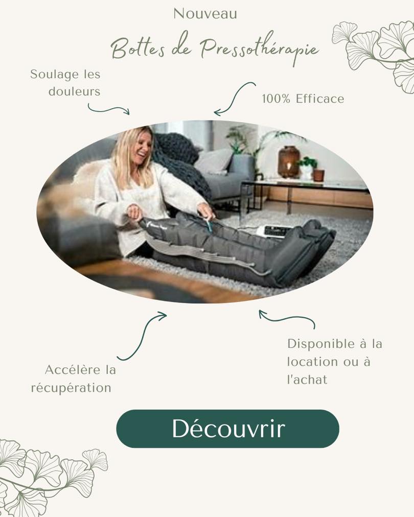 Bottes de pressothérapie disponibles chez Confortho